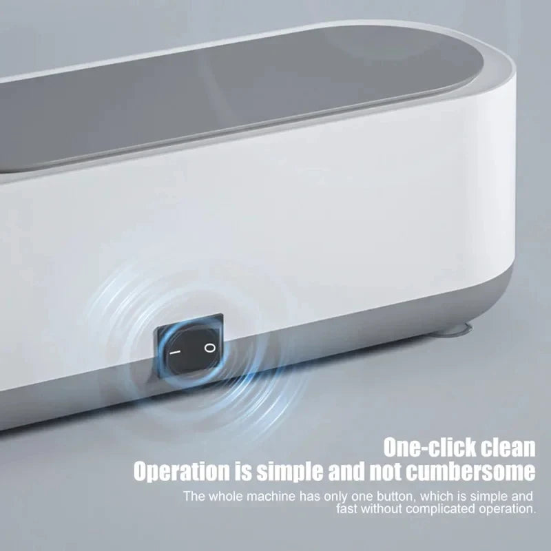 Xiaomi Multi-functional Glasses Cleaning Machine 360 Degree High Frequency Vibration Jewelry Braces Watch Cleaning Machine New