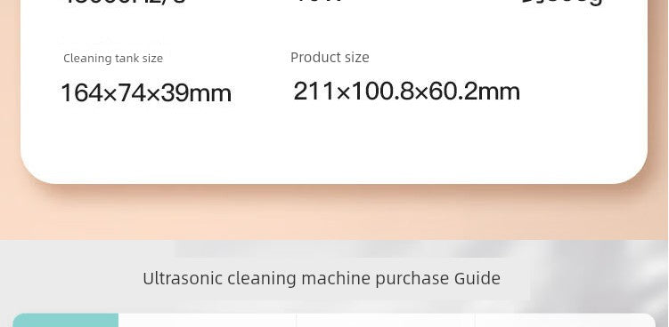 Xiaomi PICOOC Ecological Chain Brand Eraclean Glasses Ultrasonic Cleaning Machine Watch Jewelry Jewelry Cleaning Equipment